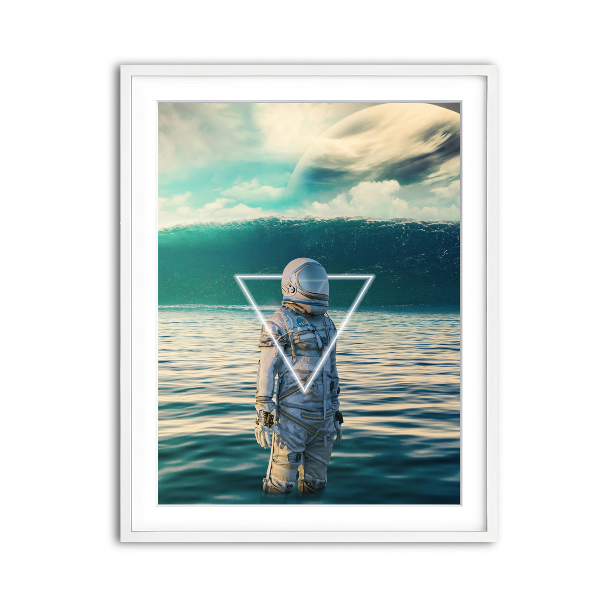 Framed Print 3x4 White
