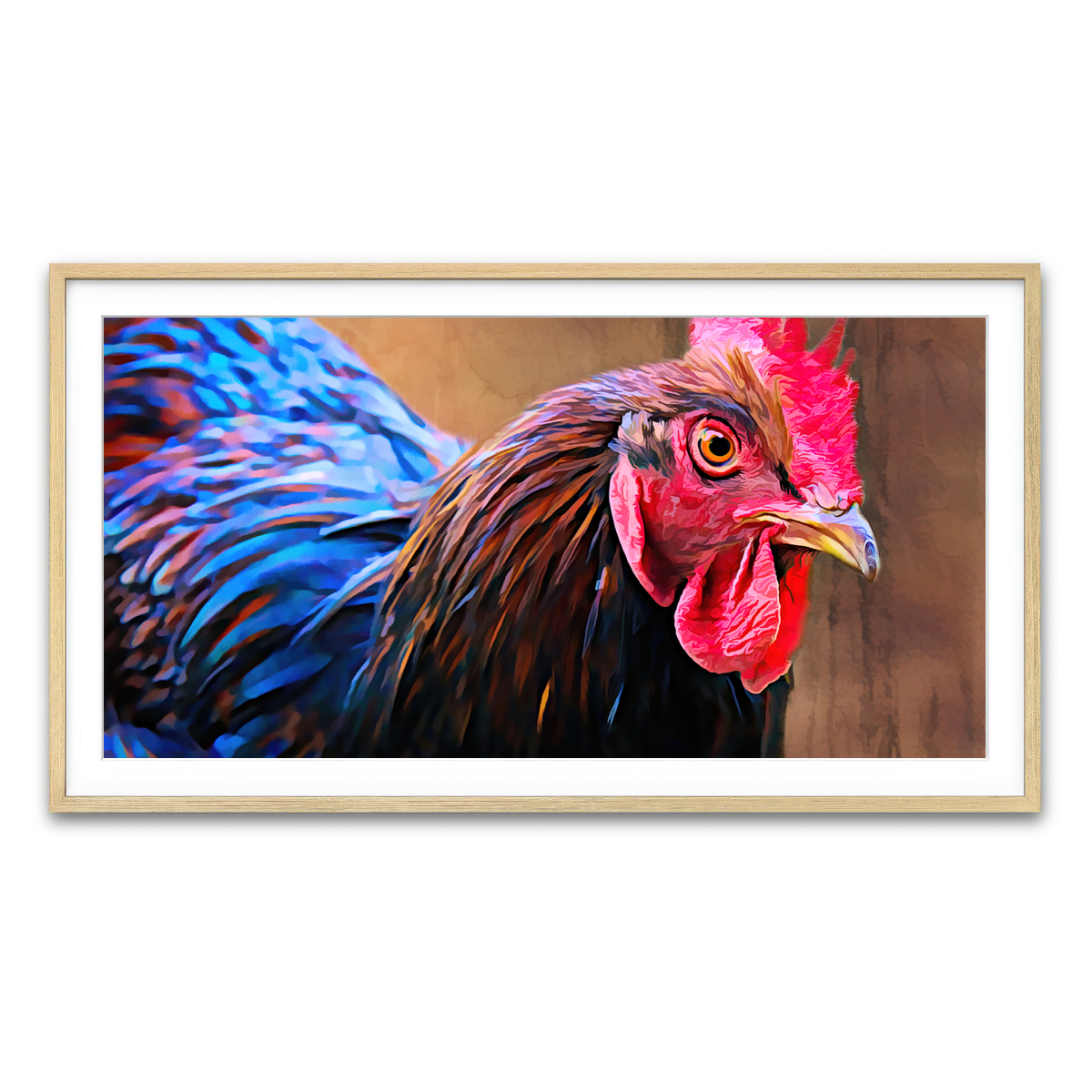 Framed Print 2x1 Natural