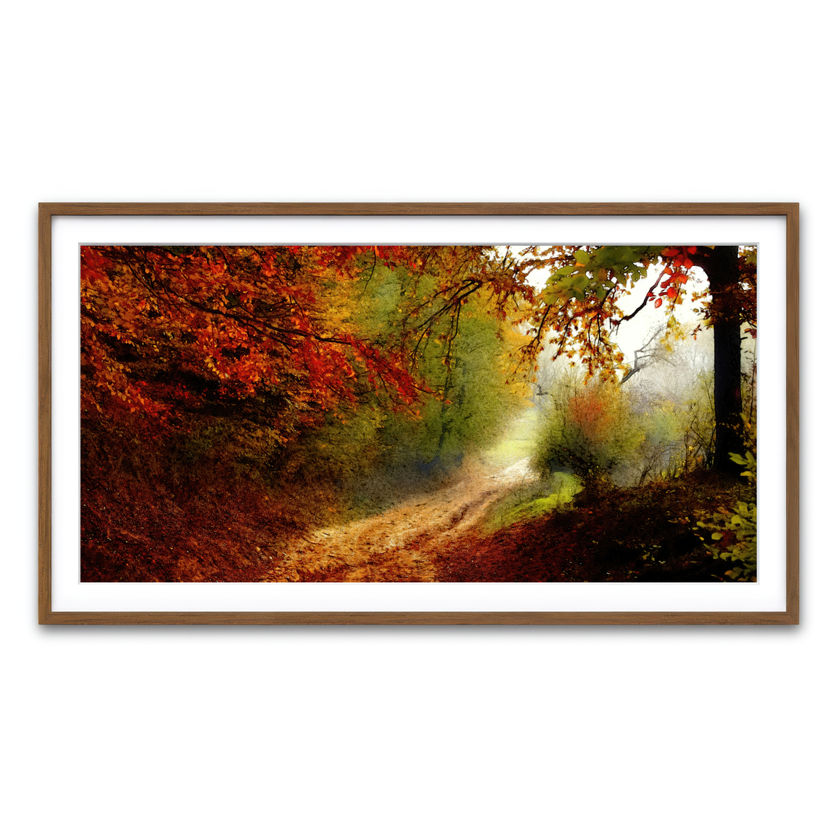 Framed Print 2x1 Walnut