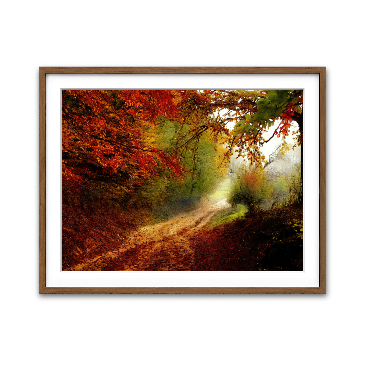 Framed Print 4x3 Walnut