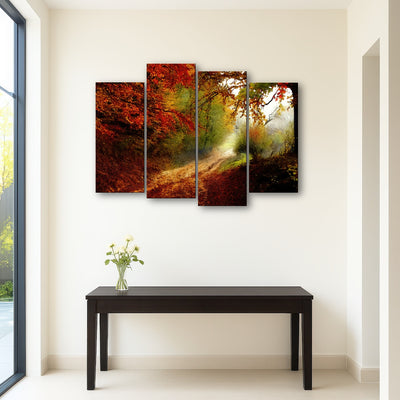 AUTO-MOCKUP ROOM | autumn forest edge