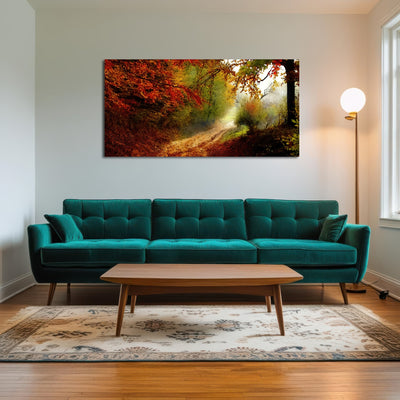 AUTO-MOCKUP ROOM | autumn forest edge