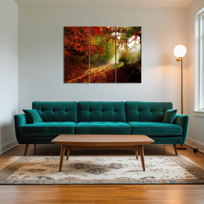 AUTO-MOCKUP ROOM | autumn forest edge