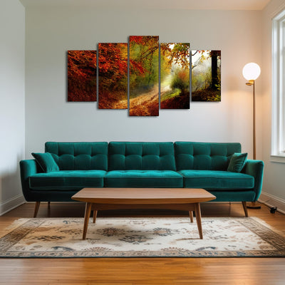 AUTO-MOCKUP ROOM | autumn forest edge