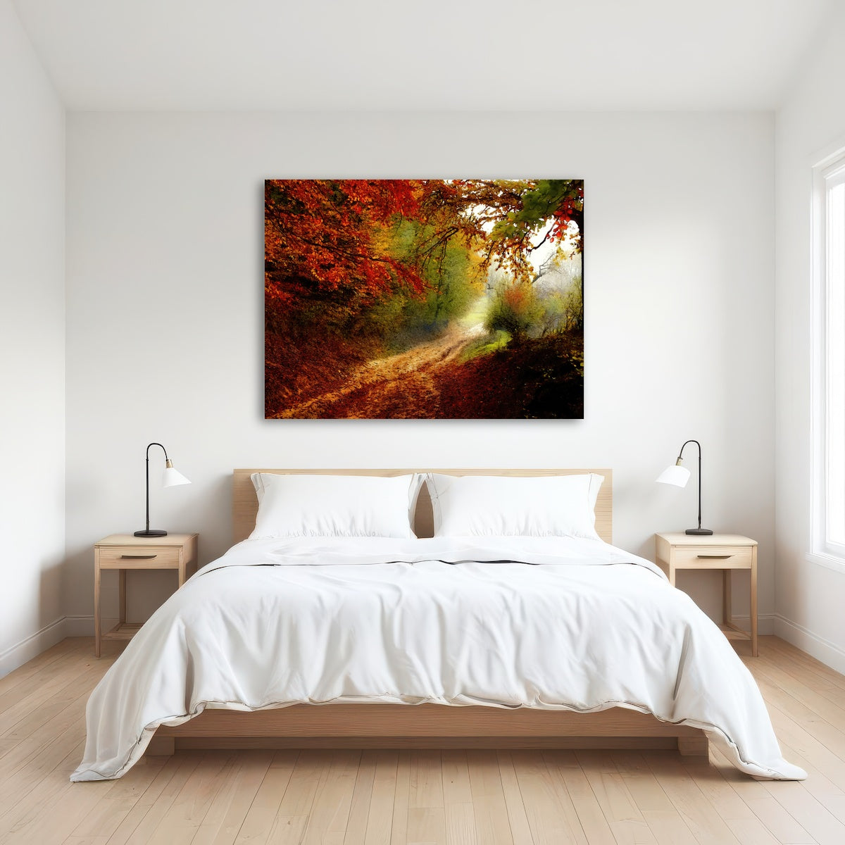 AUTO-MOCKUP ROOM | autumn forest edge