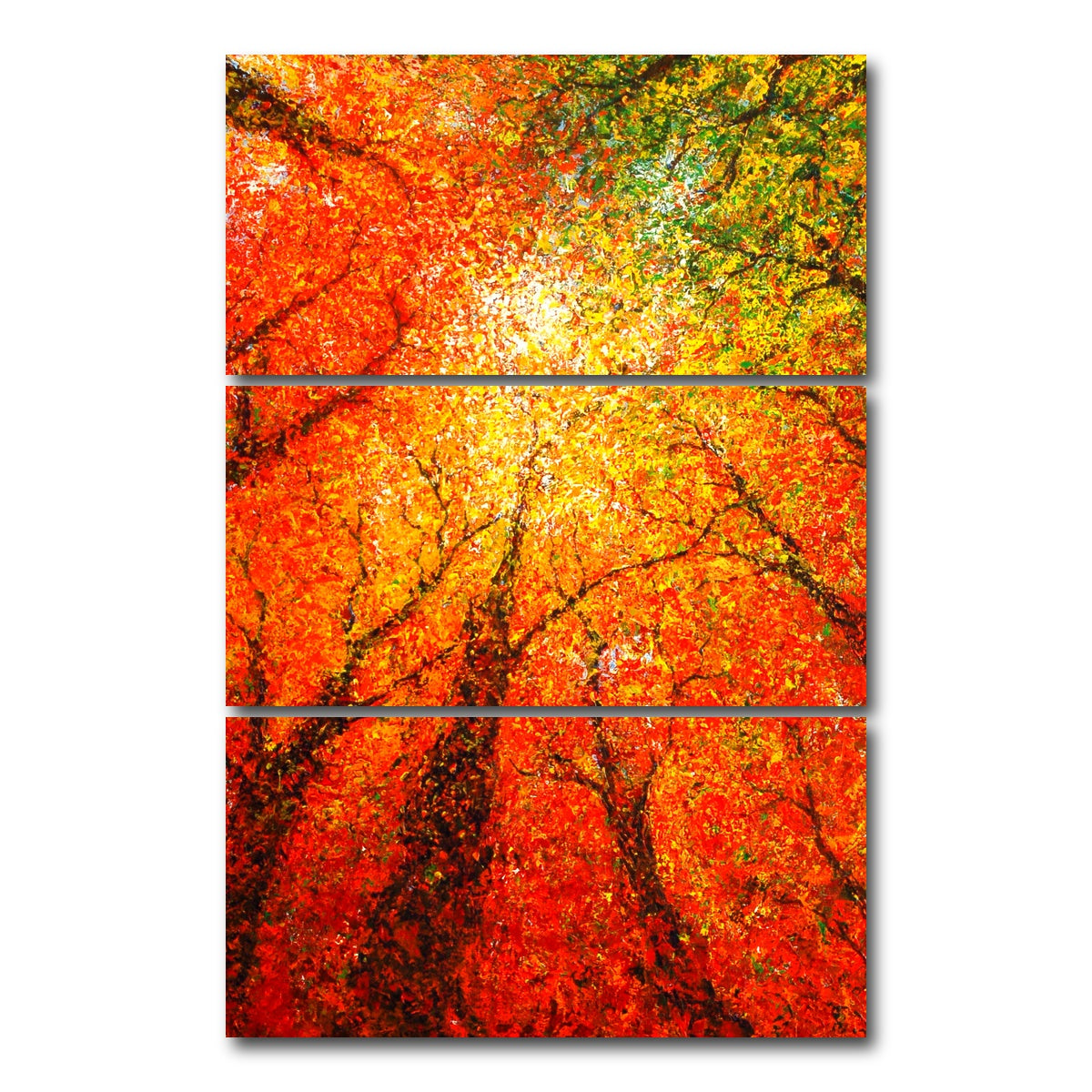 AUTO-MOCKUP WHITE | autumn glimmer | 3 Piece | Gallery Wrap Canvas | group=12x24_stacked