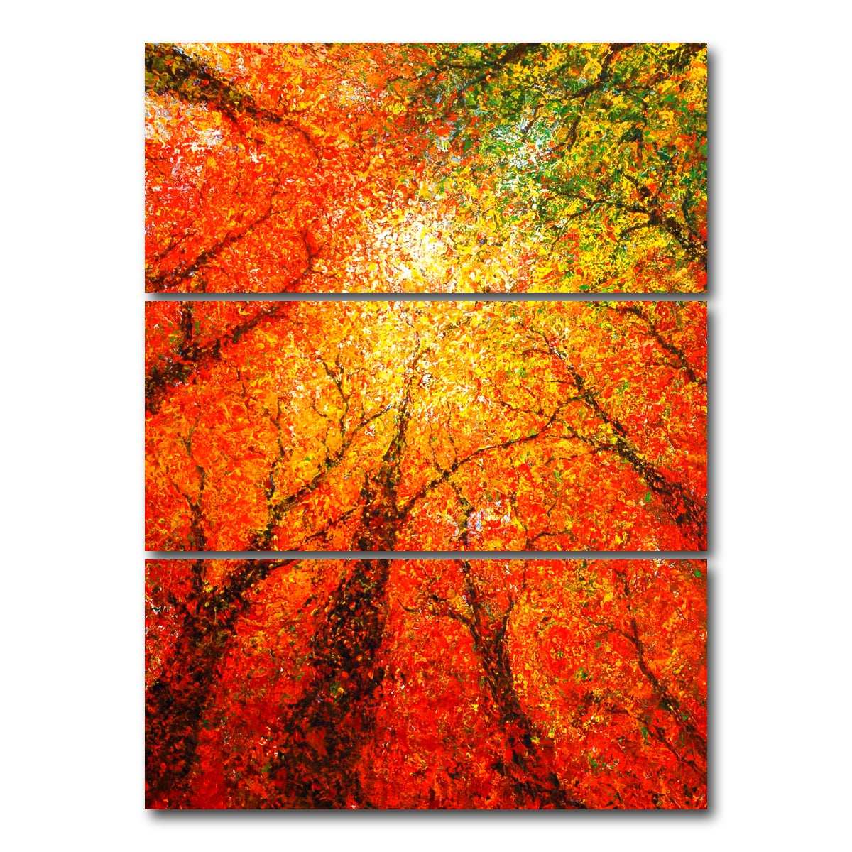 AUTO-MOCKUP WHITE | autumn glimmer | 3 Piece | Gallery Wrap Canvas | group=8x18_stacked