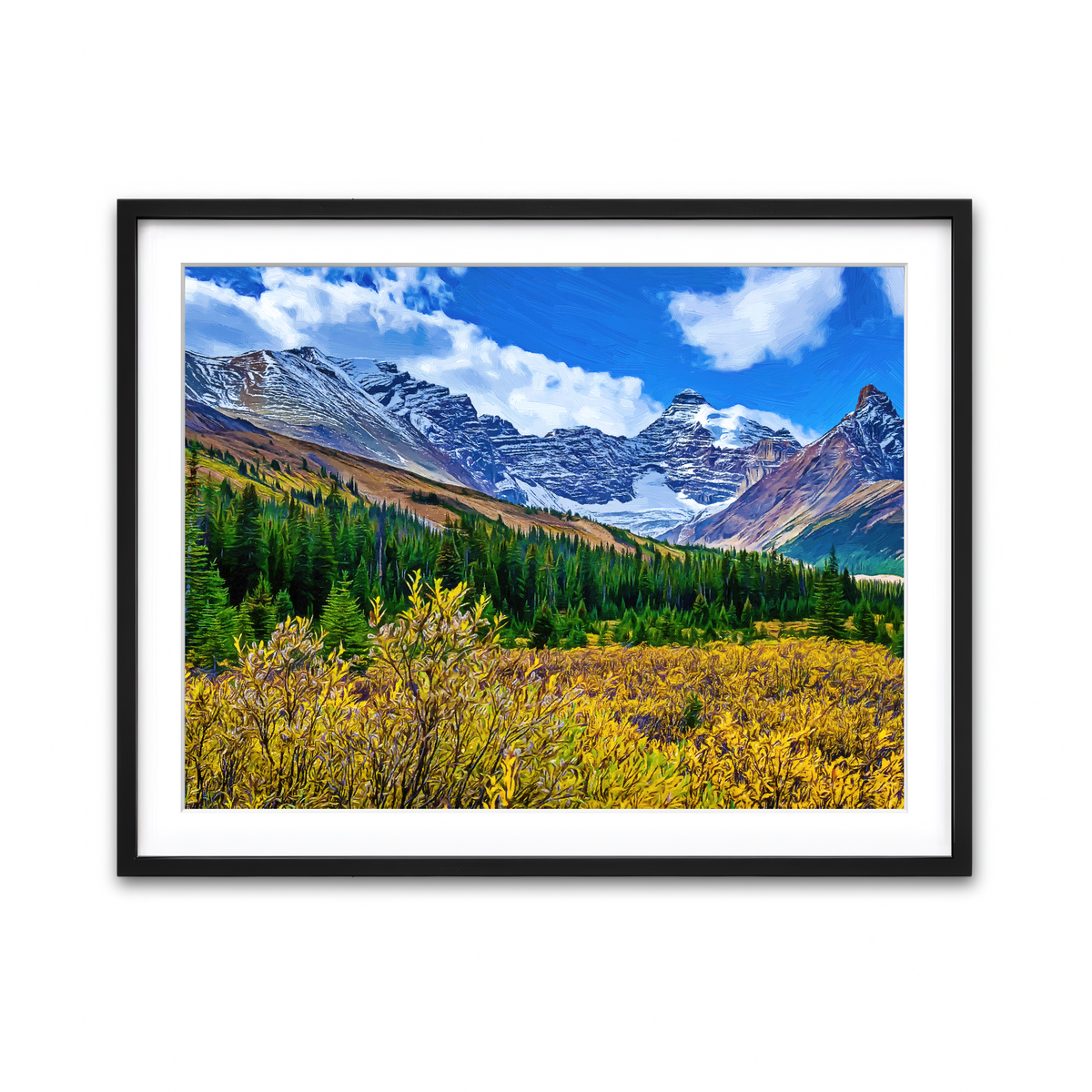 Framed Print 4x3 Black