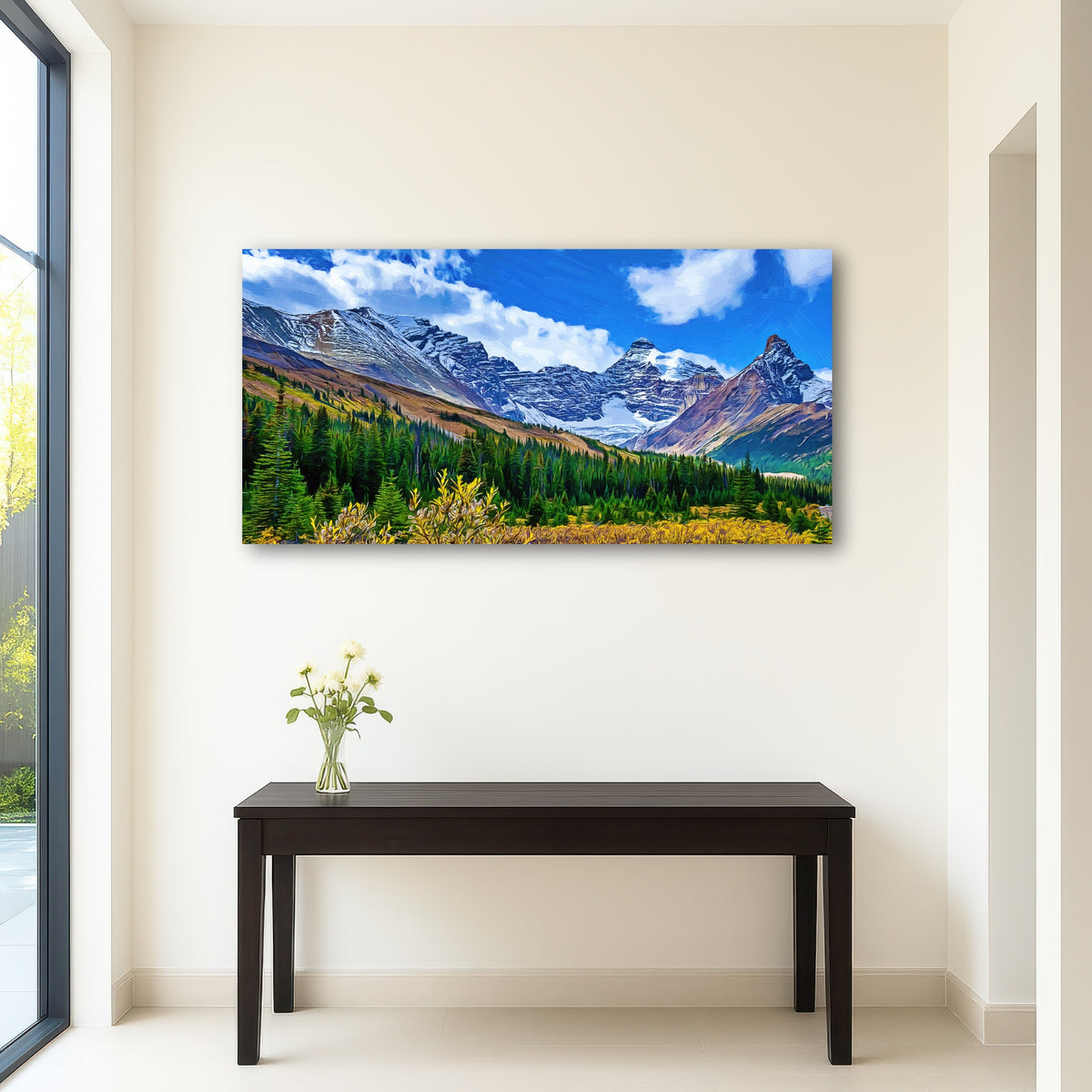 AUTO-MOCKUP ROOM | autumn mountains