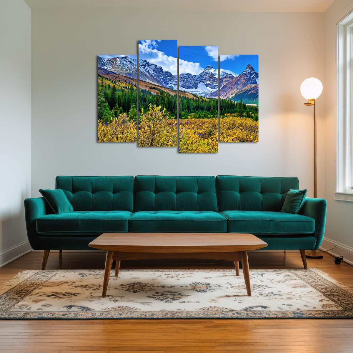 AUTO-MOCKUP ROOM | autumn mountains