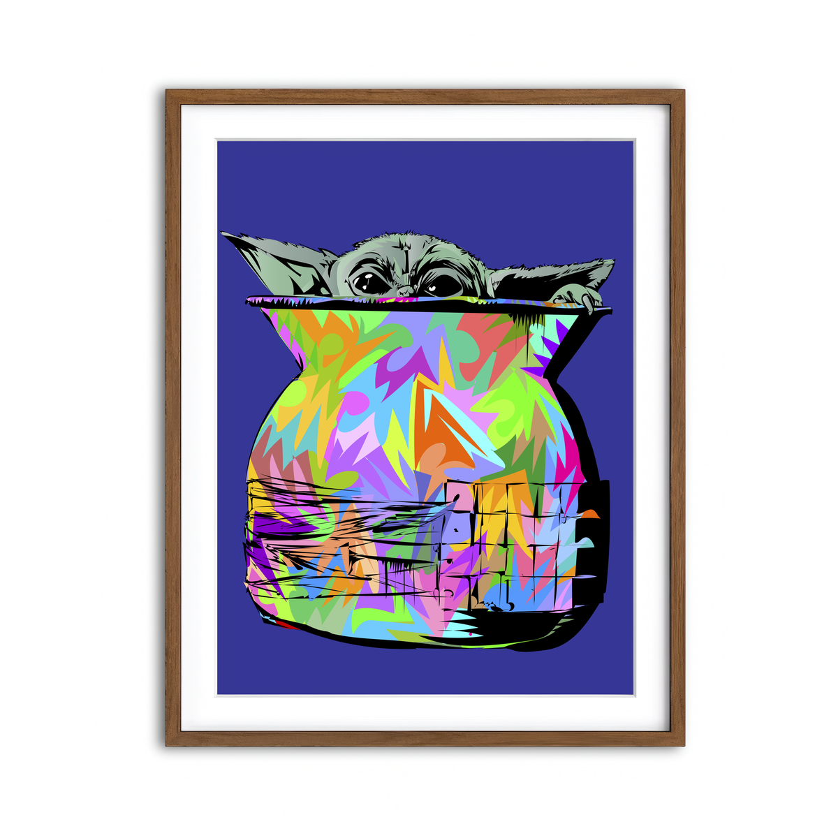 Framed Print 3x4 Walnut