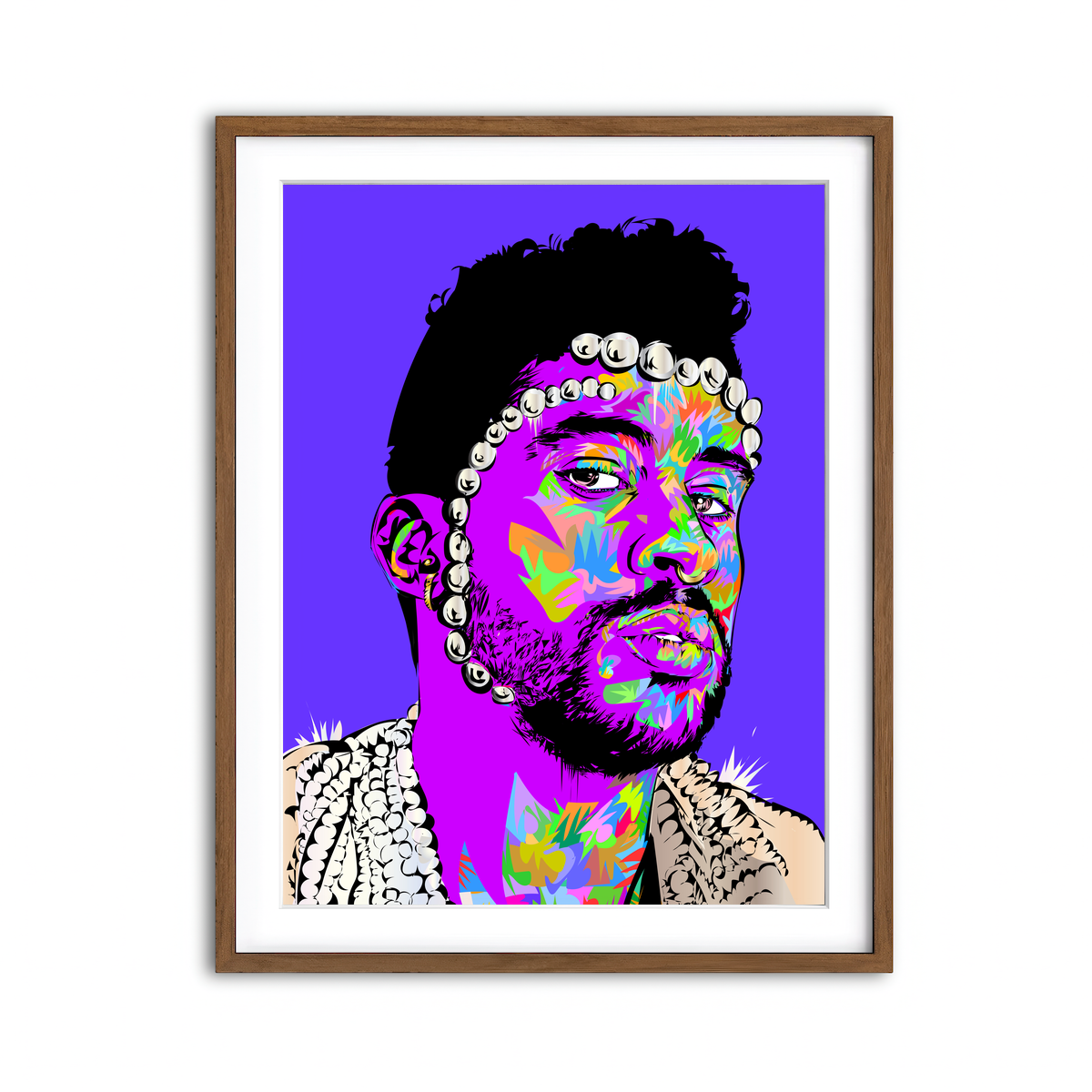 Framed Print 3x4 Walnut