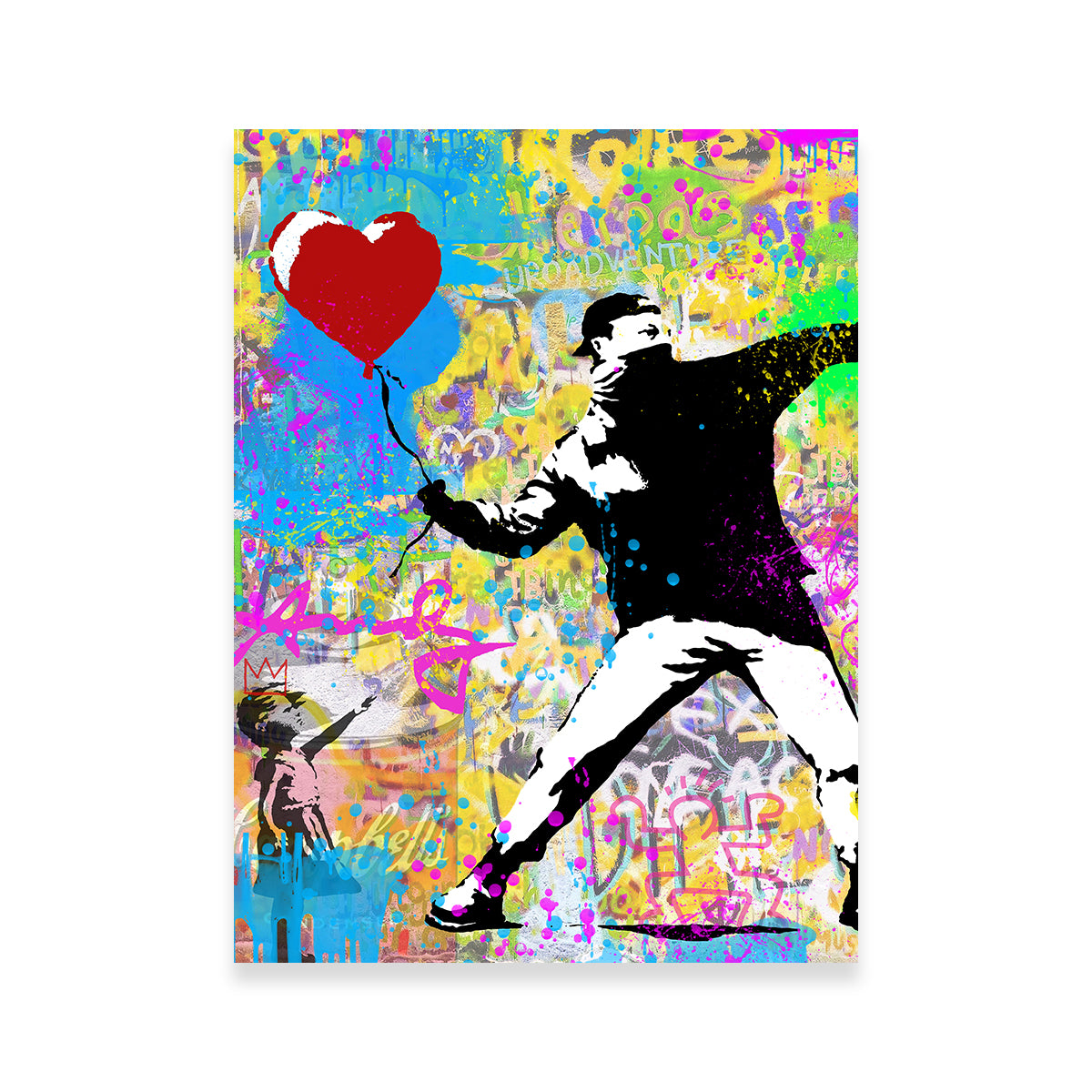 Balloon Thrower Wall Art