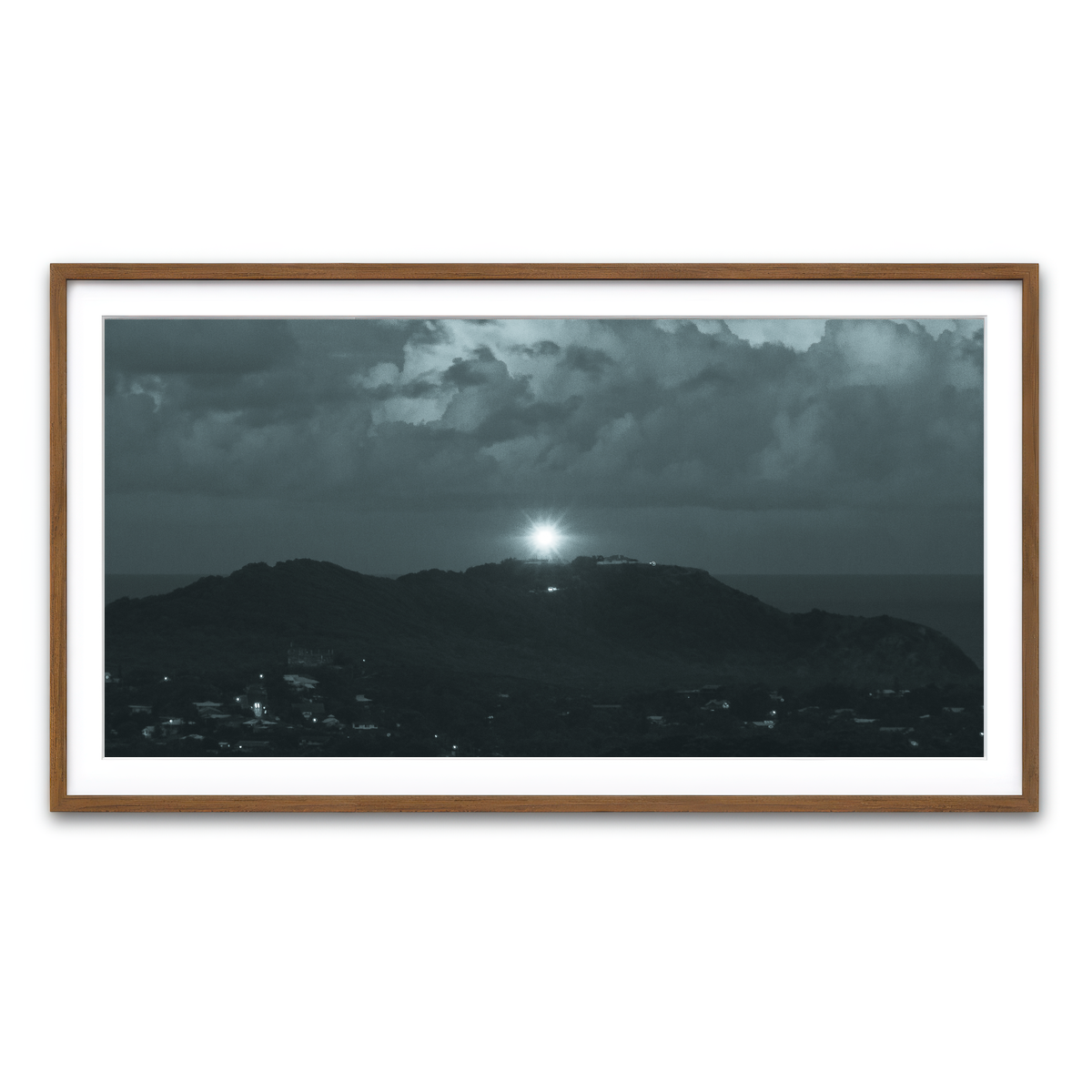 Framed Print 2x1 Walnut