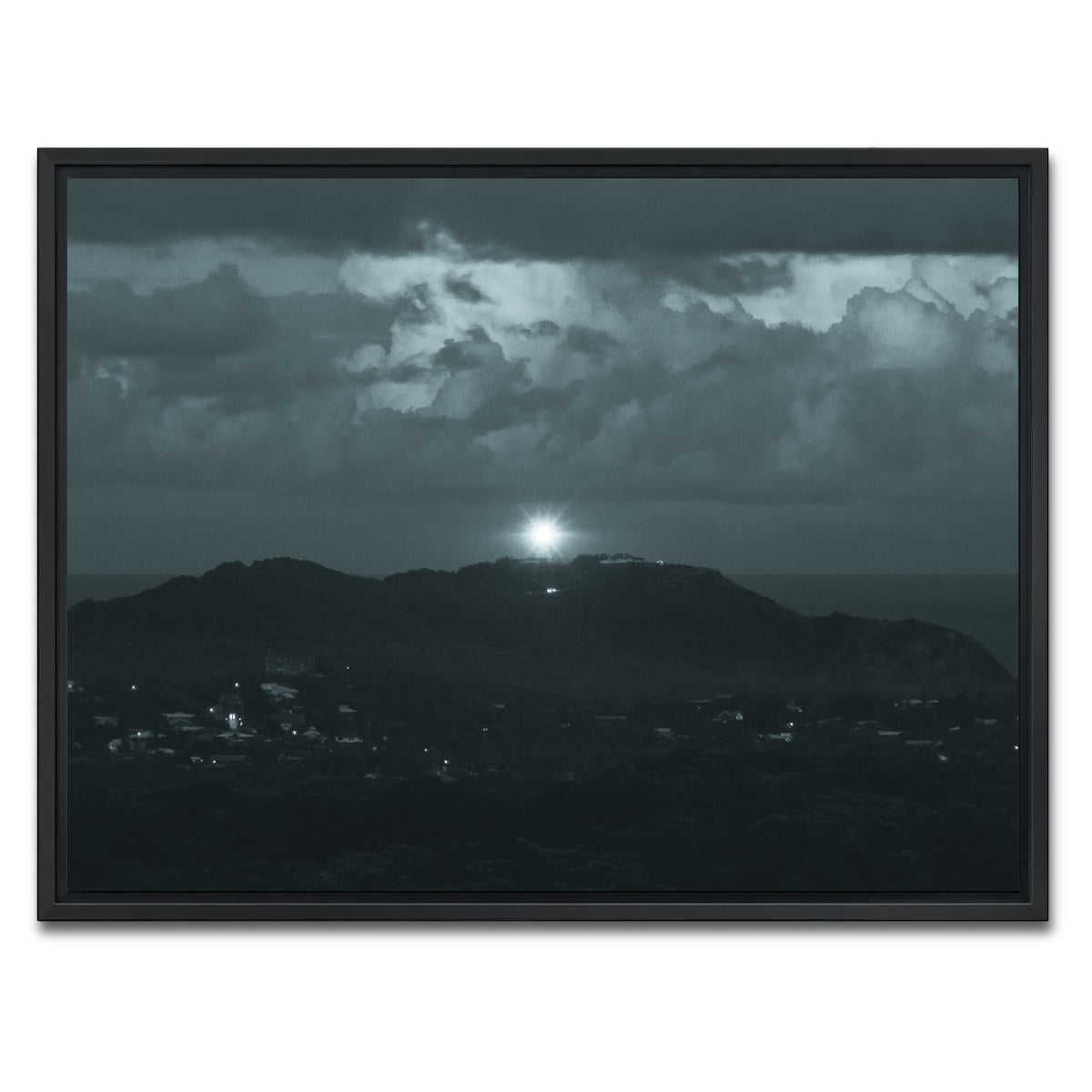 AUTO-MOCKUP WHITE | bangalow | 1 Piece | Black Framed Canvas | group=4x3