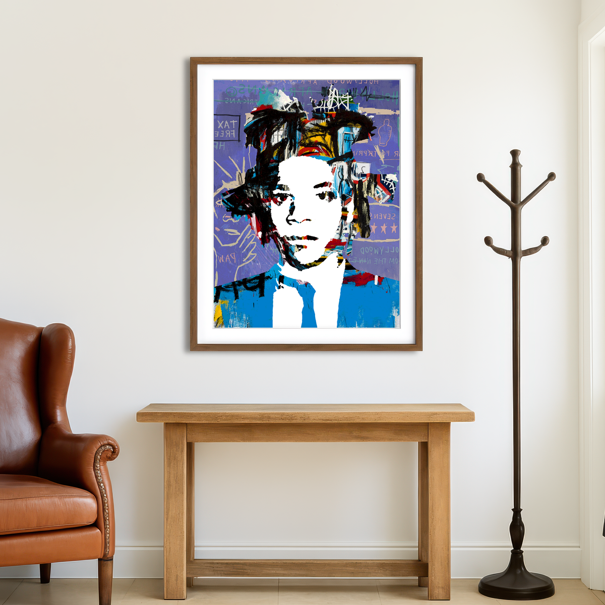 AUTO-MOCKUP ROOM | Basquiat Wall Art