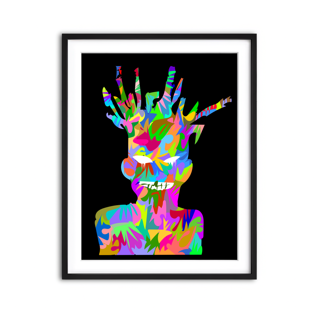 Framed Print 3x4 Black