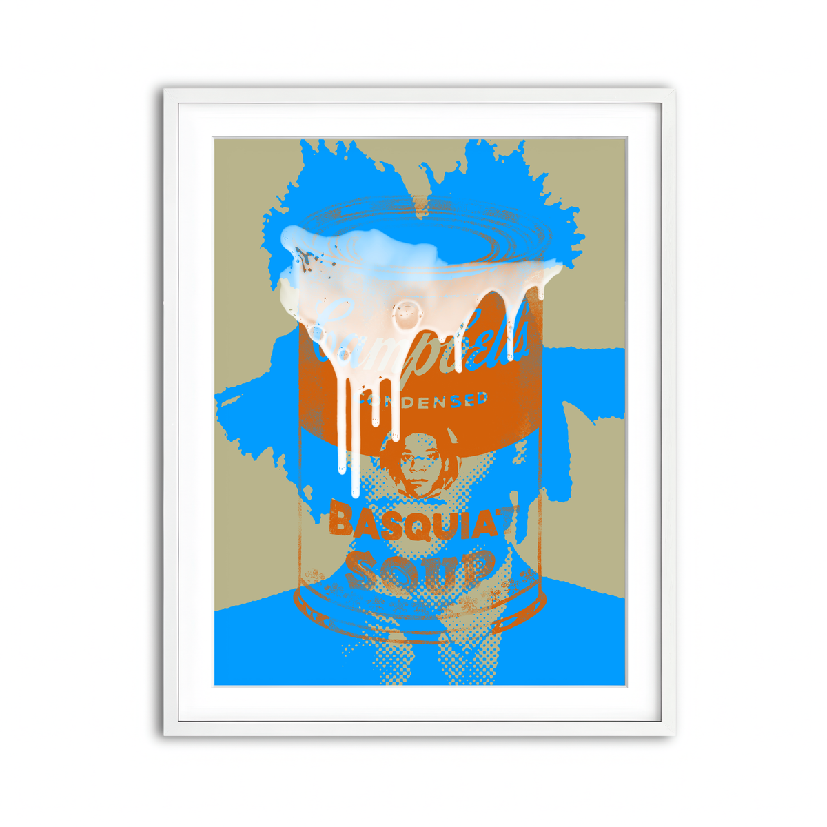 Framed Print 3x4 White