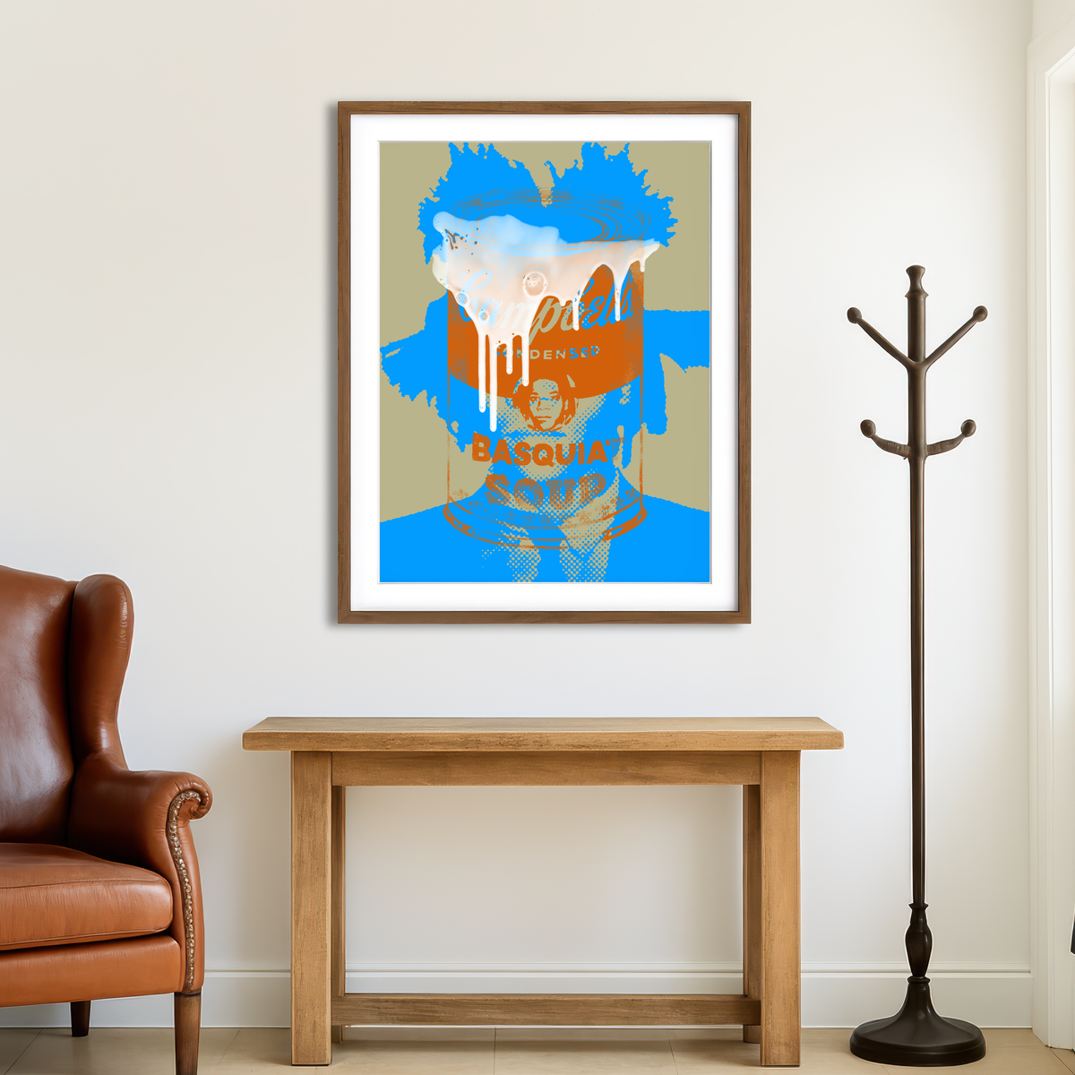 AUTO-MOCKUP ROOM | Basquiat Soup Wall Art
