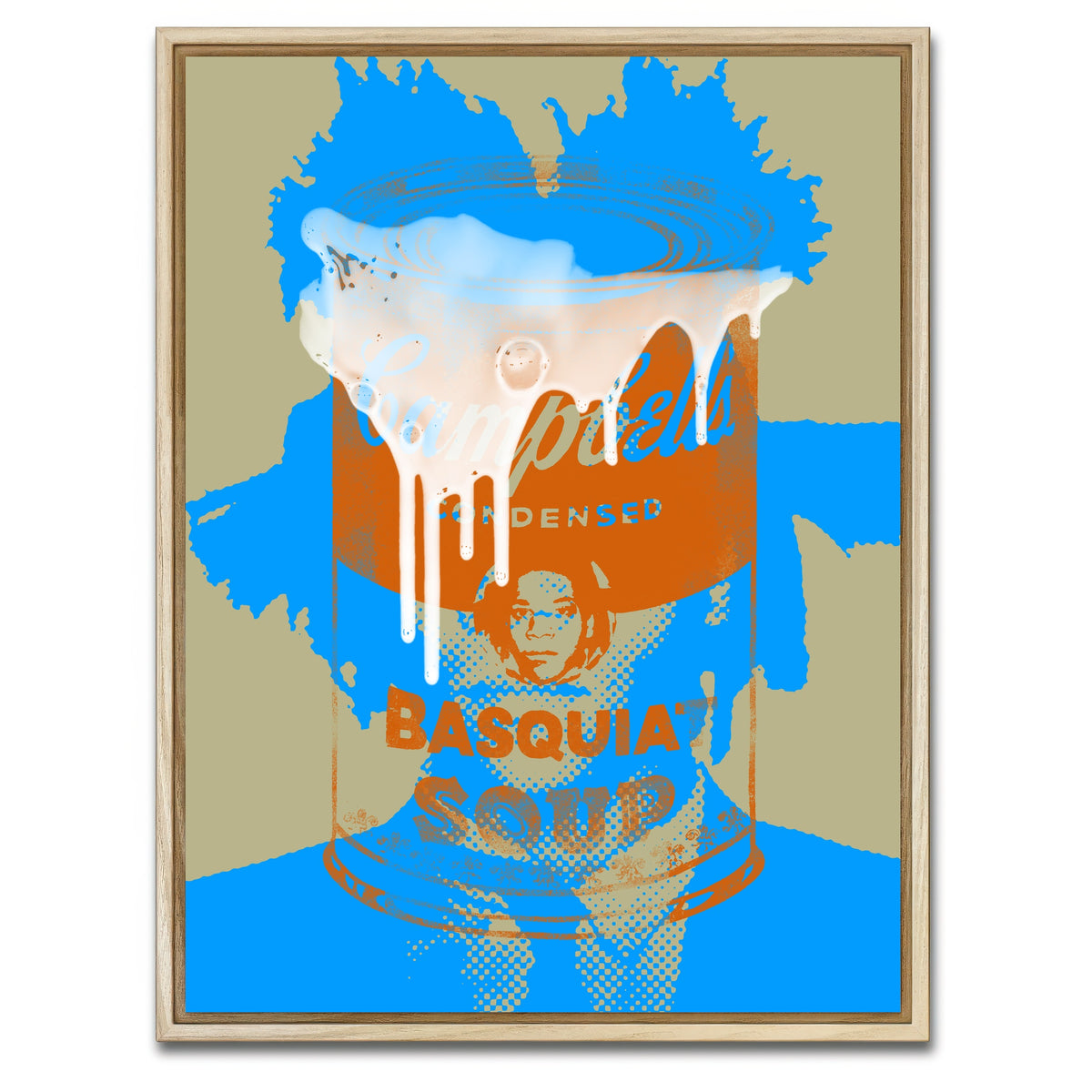 AUTO-MOCKUP WHITE | basquiat soup | 1 Piece | Natural Framed Canvas | group=3x4
