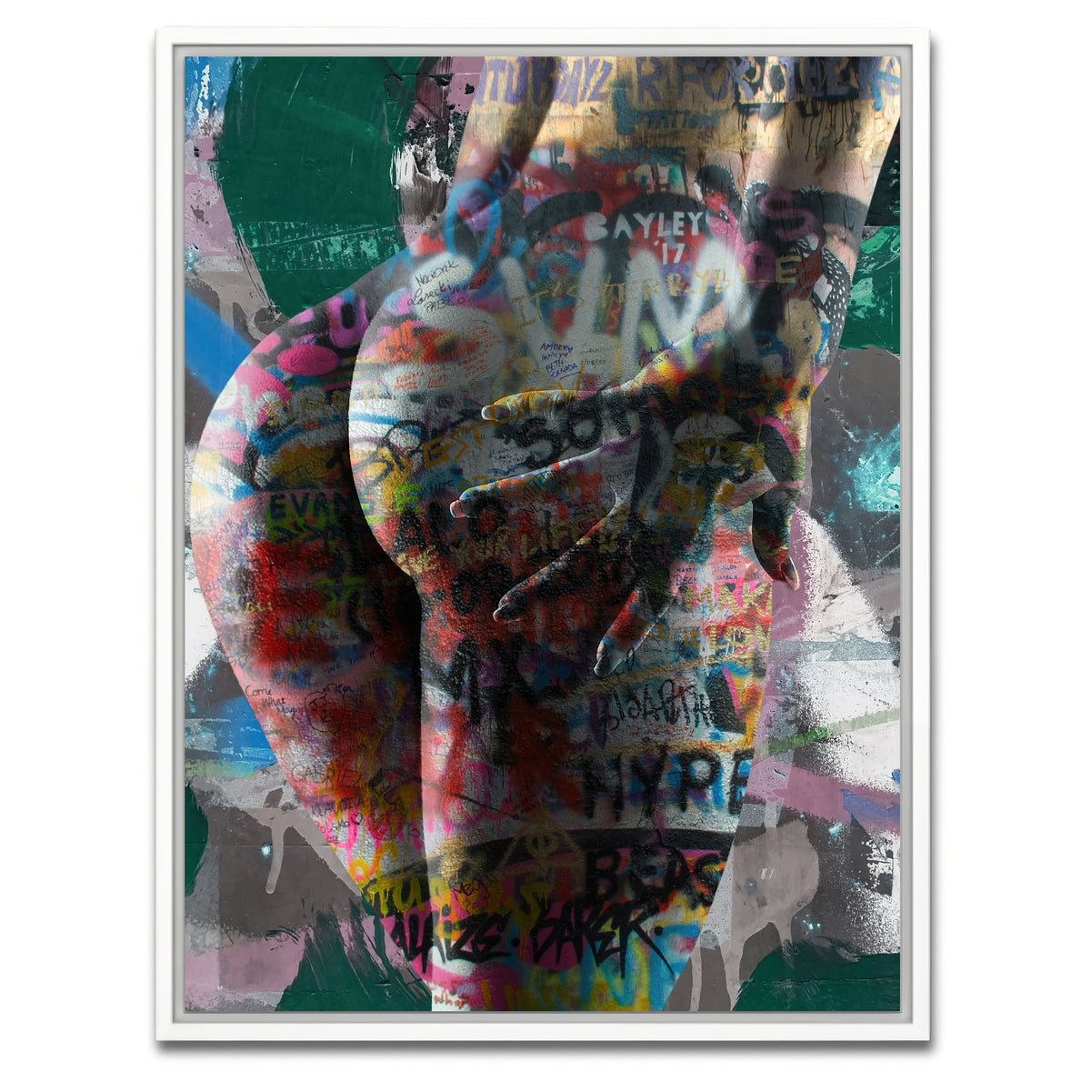 AUTO-MOCKUP WHITE | bayley | 1 Piece | White Framed Canvas | group=3x4