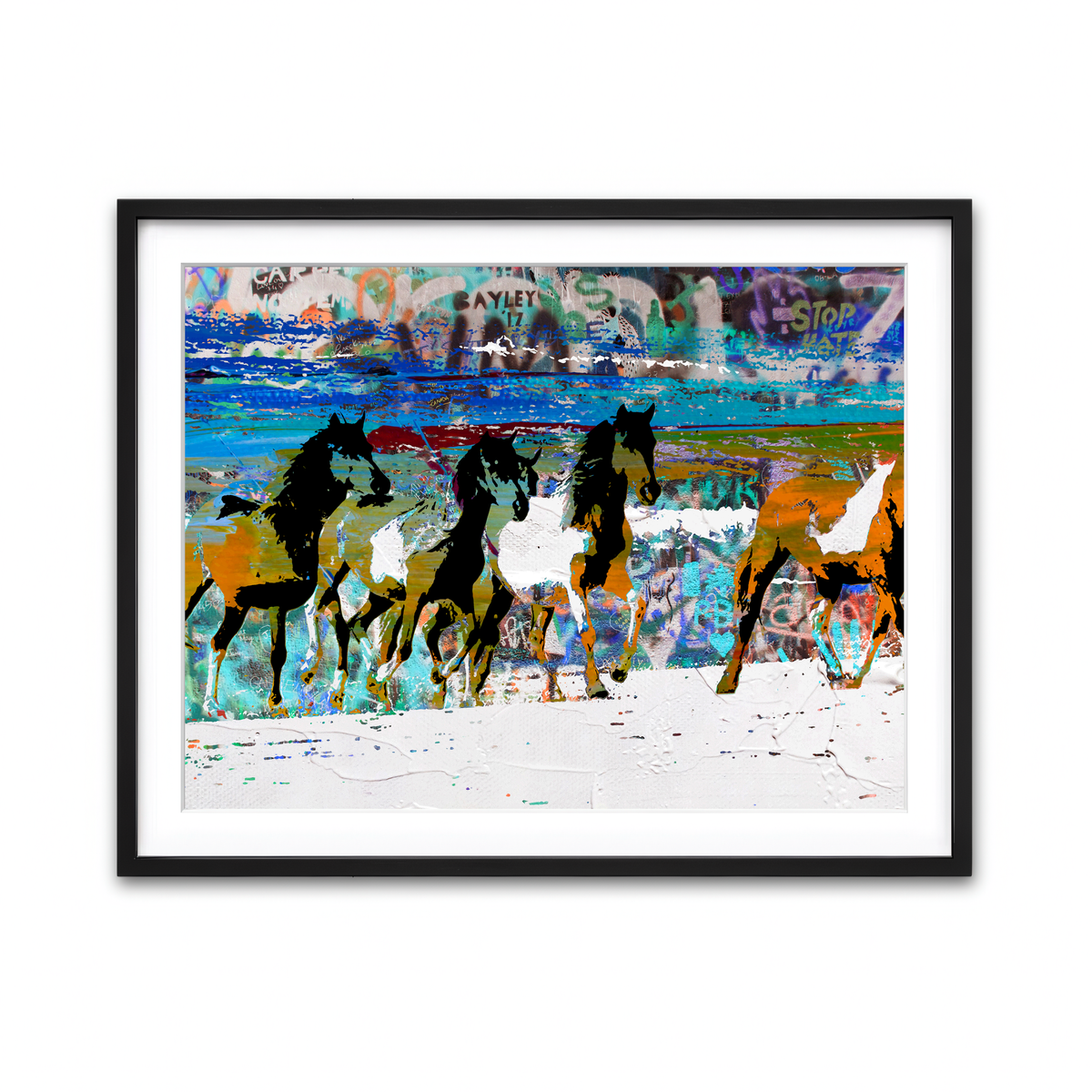 Framed Print 4x3 Black