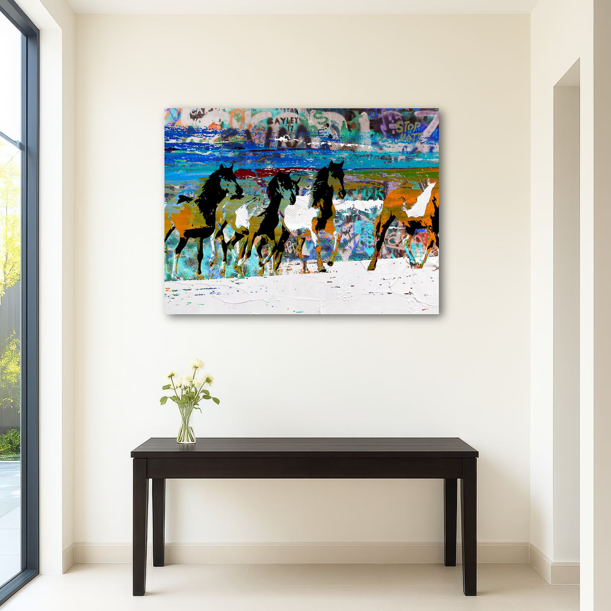 AUTO-MOCKUP ROOM | beach horses 3