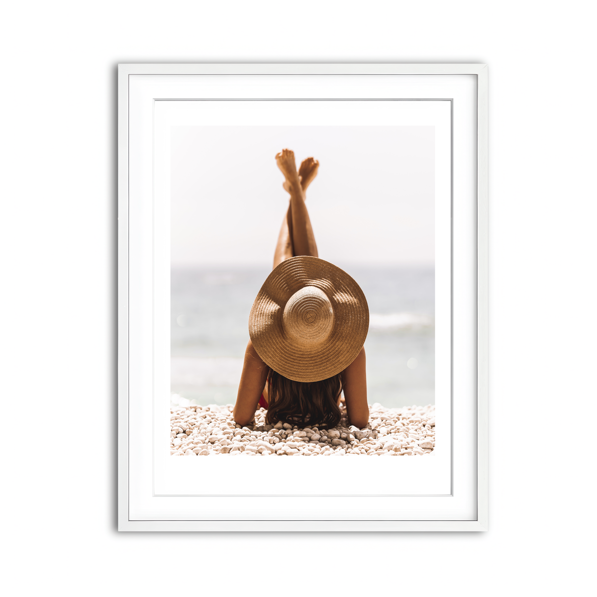 Framed Print 3x4 White