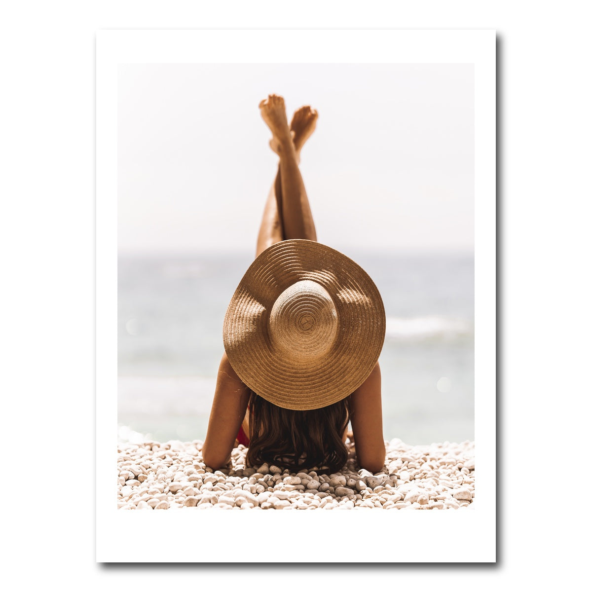 AUTO-MOCKUP WHITE | beach pose | 1 Piece | Gallery Wrap Canvas | group=3x4