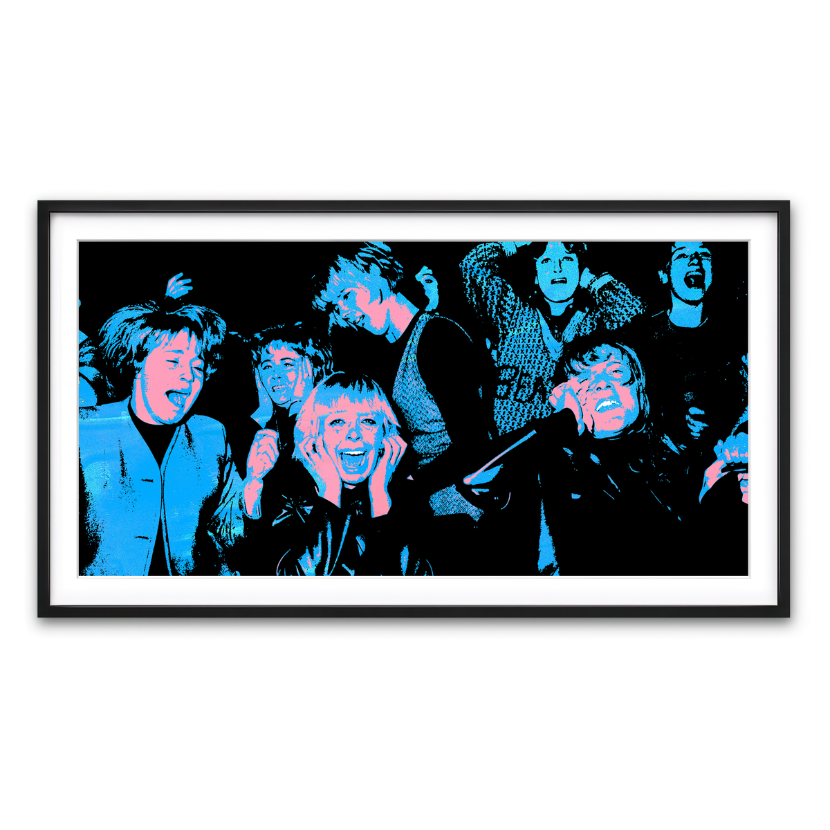 Framed Print 2x1 Black