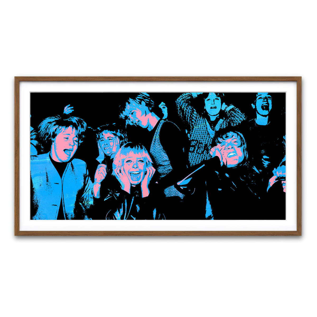 Framed Print 2x1 Walnut