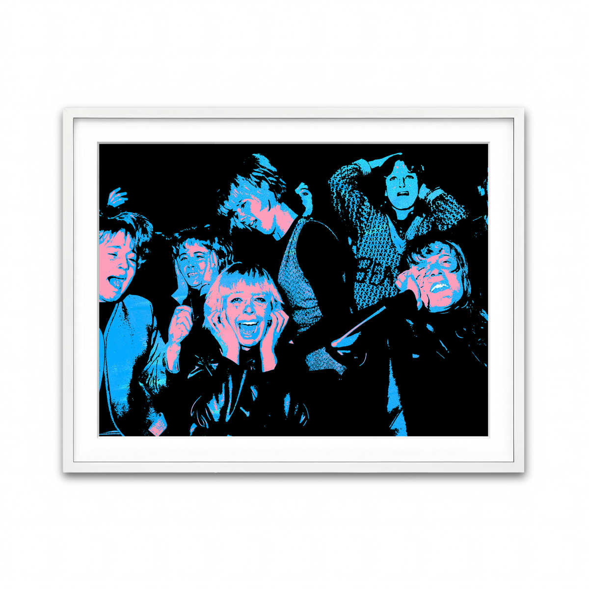 Framed Print 4x3 White