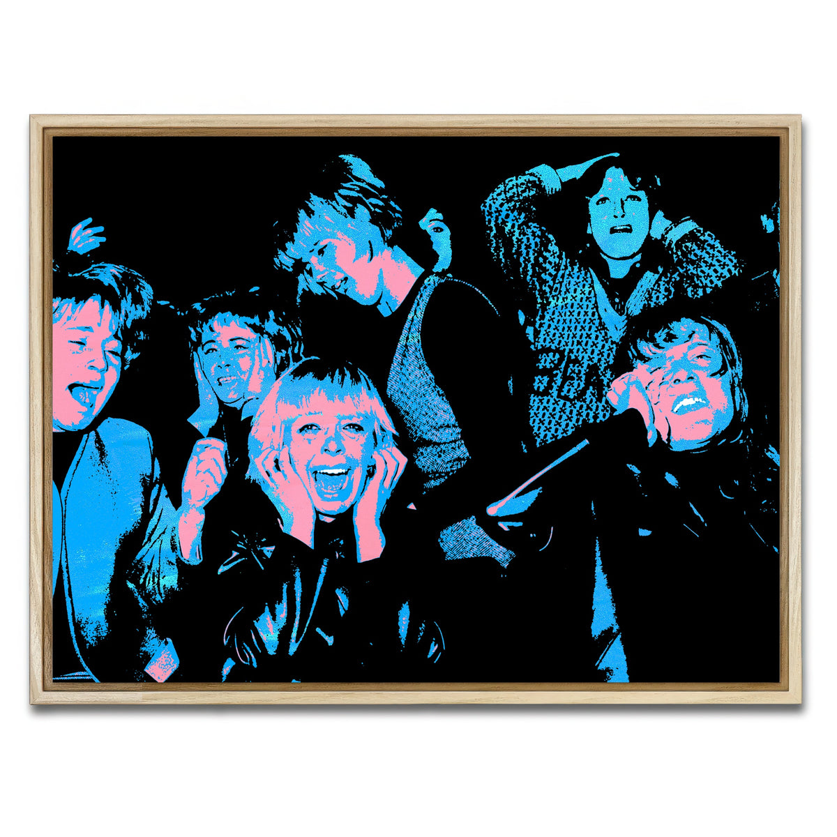AUTO-MOCKUP WHITE | beatle mania | 1 Piece | Natural Framed Canvas | group=4x3