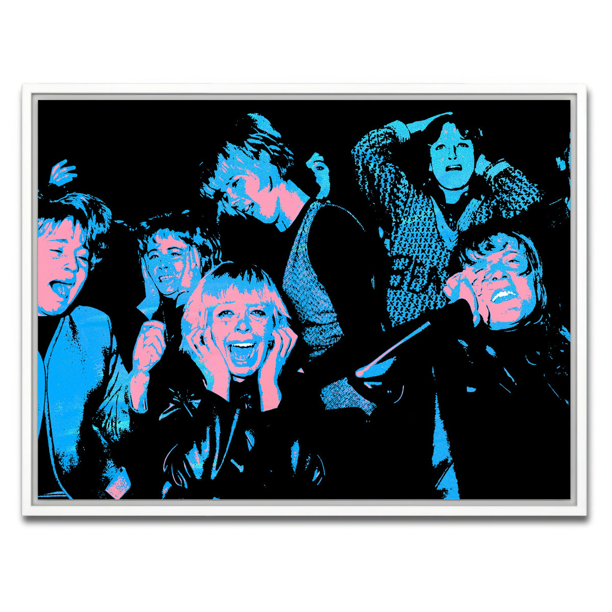 AUTO-MOCKUP WHITE | beatle mania | 1 Piece | White Framed Canvas | group=4x3