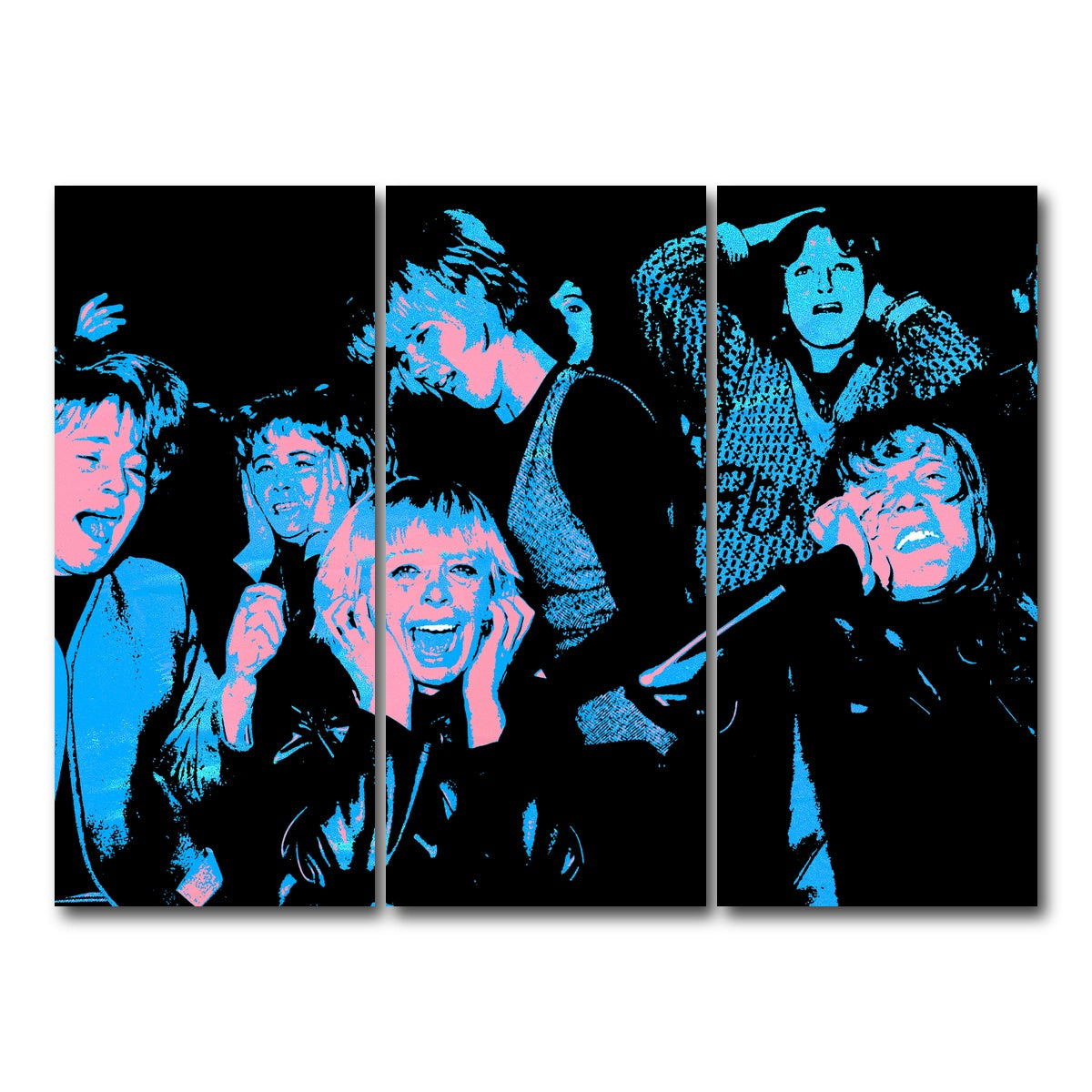 AUTO-MOCKUP WHITE | beatle mania | 3 Piece | Gallery Wrap Canvas | group=8x18