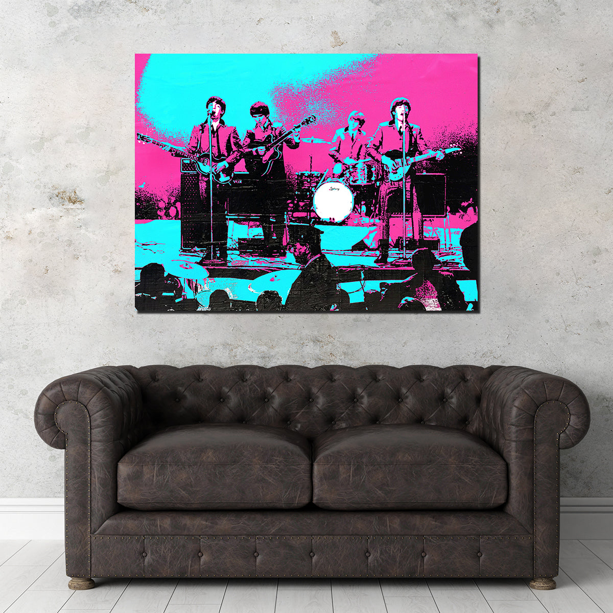 Beatles DC Coliseum Wall Art