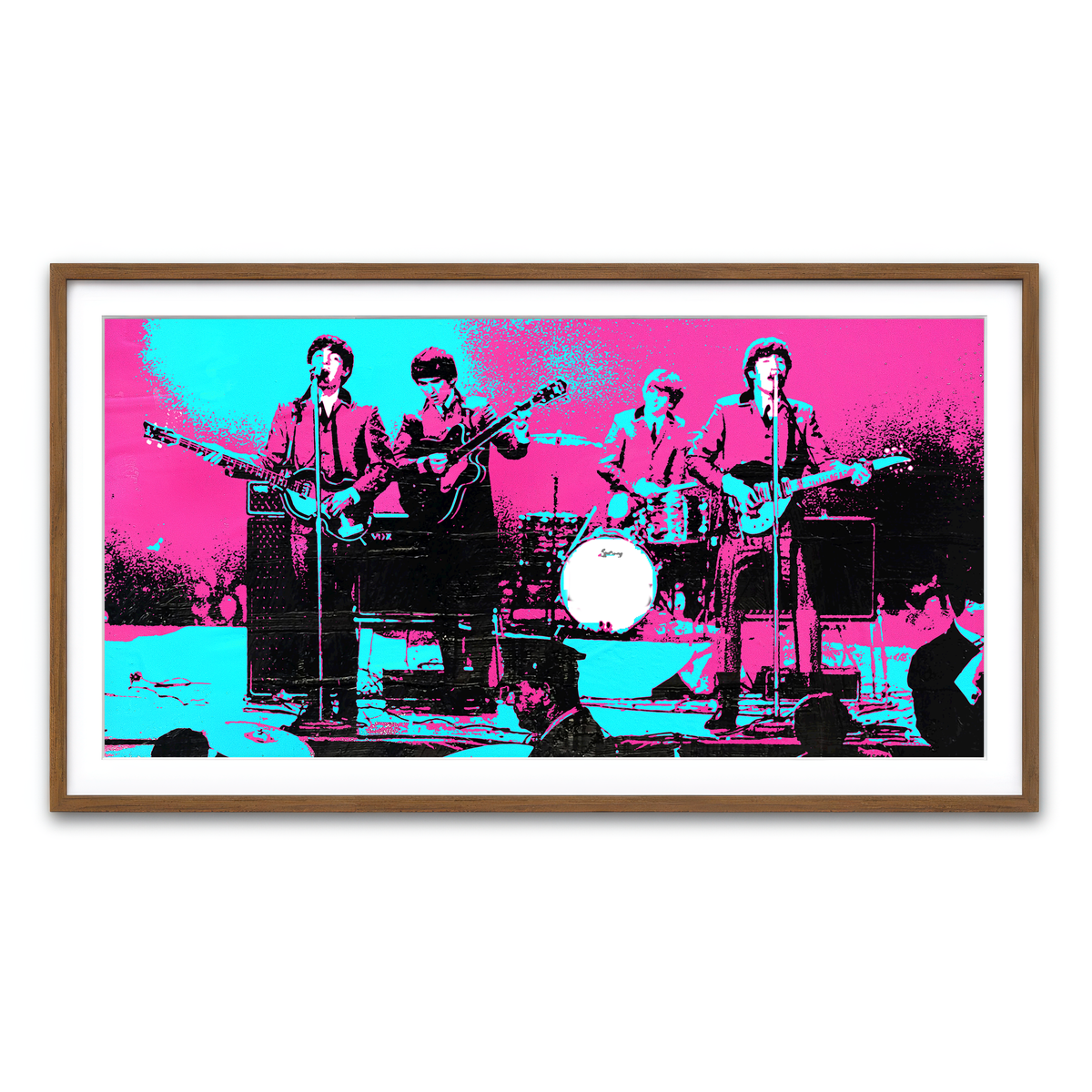 Framed Print 2x1 Walnut