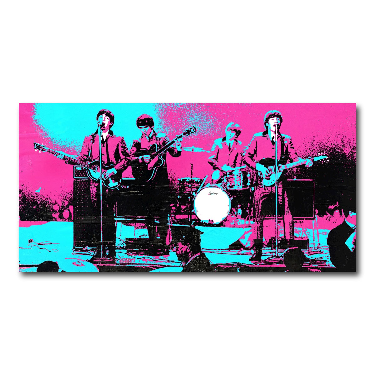 AUTO-MOCKUP WHITE | beatles dc coliseum | 1 Piece | Gallery Wrap Canvas | group=2x1
