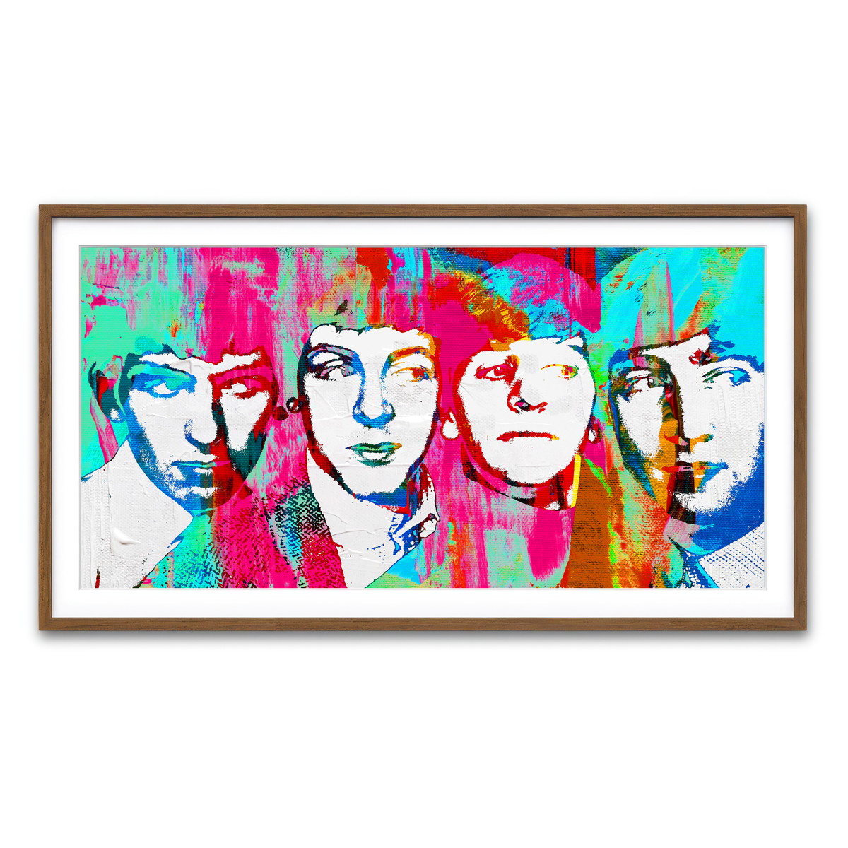 Framed Print 2x1 Walnut