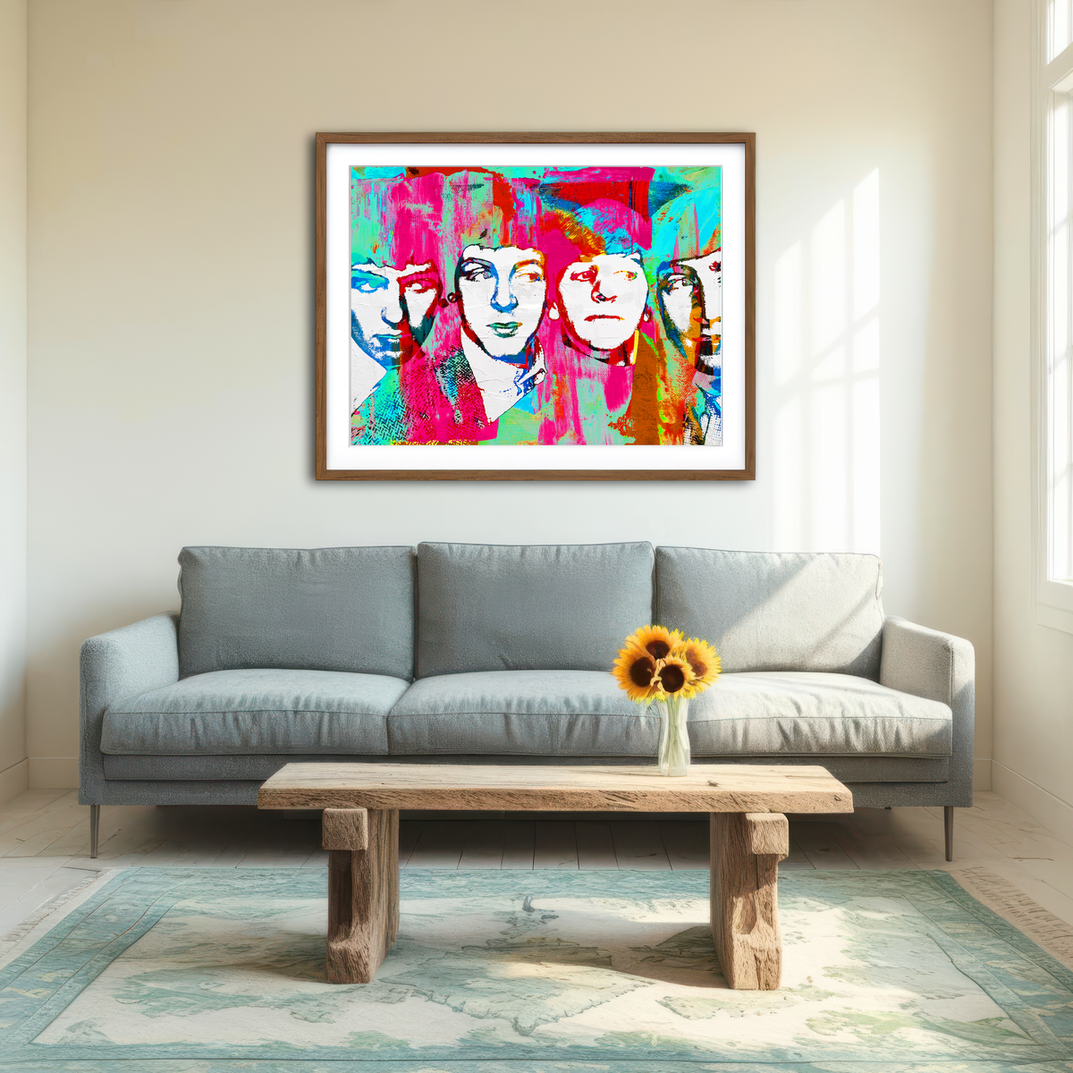 AUTO-MOCKUP ROOM | Beatles Dream Wall Art