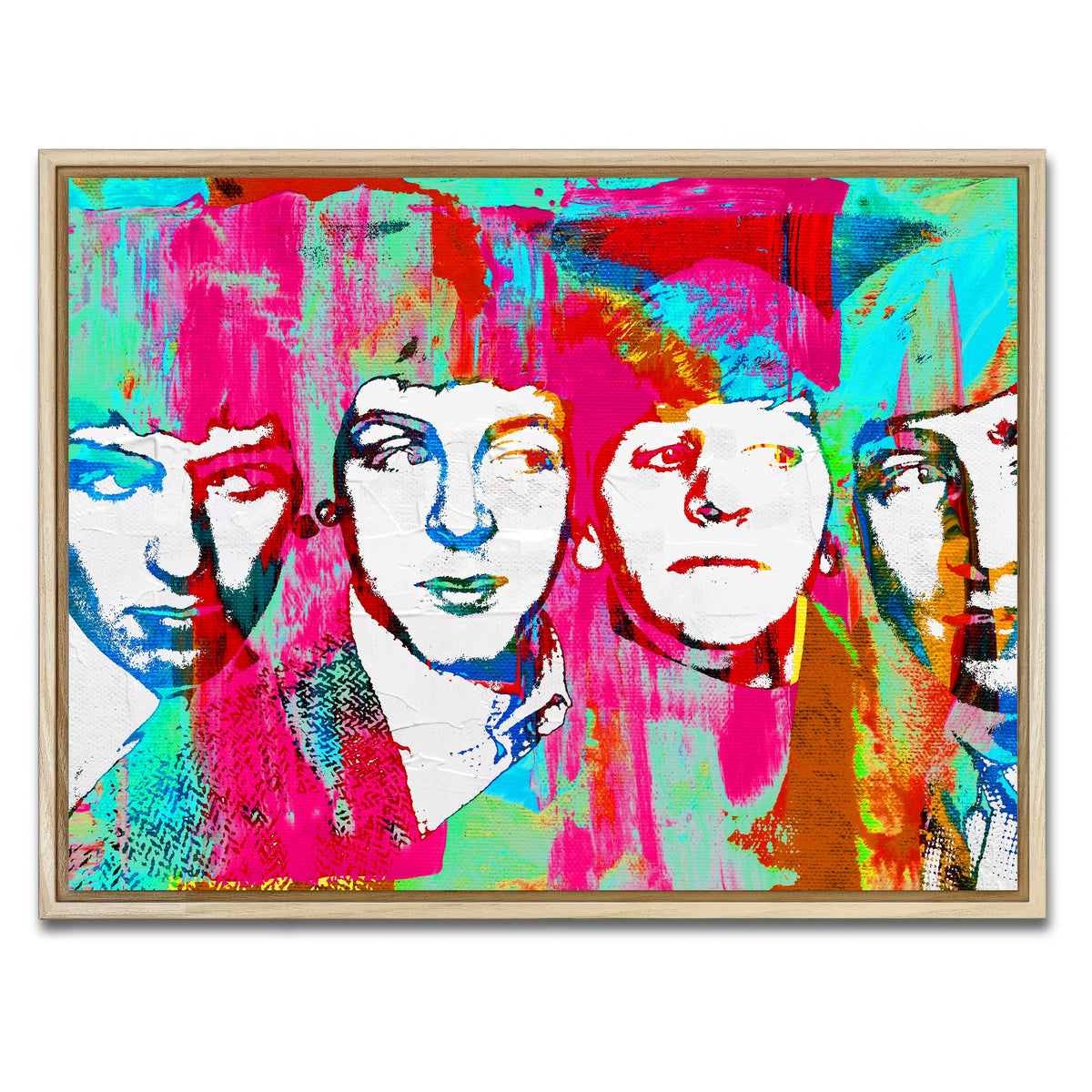 AUTO-MOCKUP WHITE | beatles dream | 1 Piece | Natural Framed Canvas | group=4x3