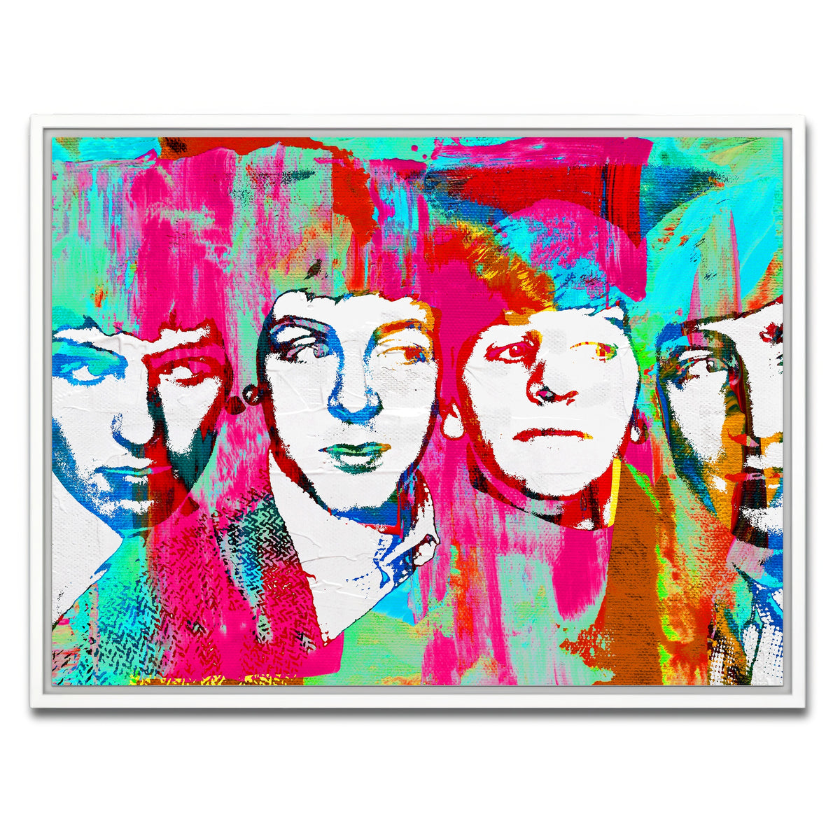 AUTO-MOCKUP WHITE | beatles dream | 1 Piece | White Framed Canvas | group=4x3