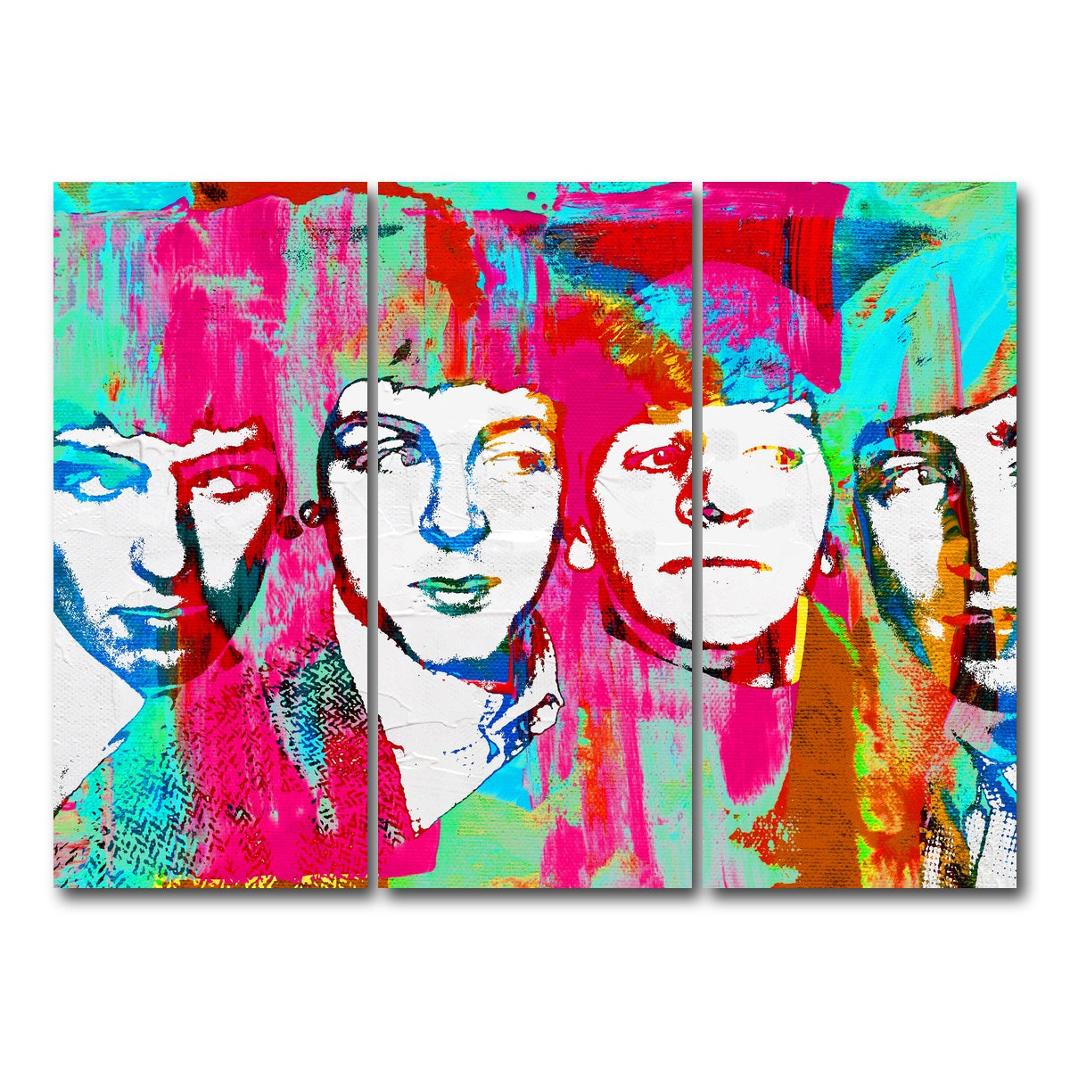 AUTO-MOCKUP WHITE | beatles dream | 3 Piece | Gallery Wrap Canvas | group=8x18