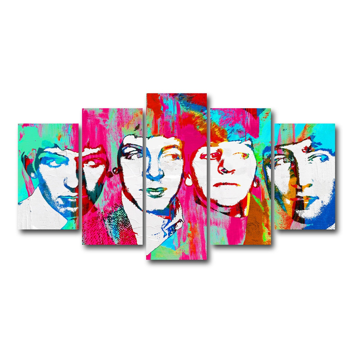 AUTO-MOCKUP WHITE | beatles dream | 5 Piece | Gallery Wrap Canvas | group=5_normal