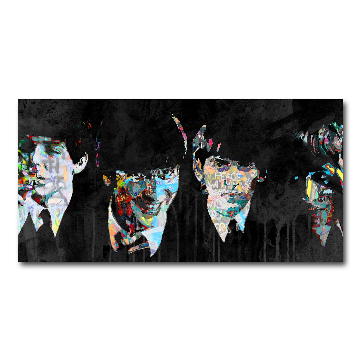 AUTO-MOCKUP WHITE | beatles peace within | 1 Piece | Gallery Wrap Canvas | group=2x1