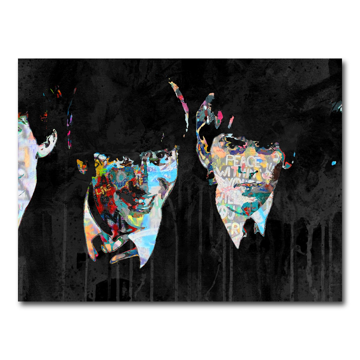 AUTO-MOCKUP WHITE | beatles peace within | 1 Piece | Gallery Wrap Canvas | group=4x3