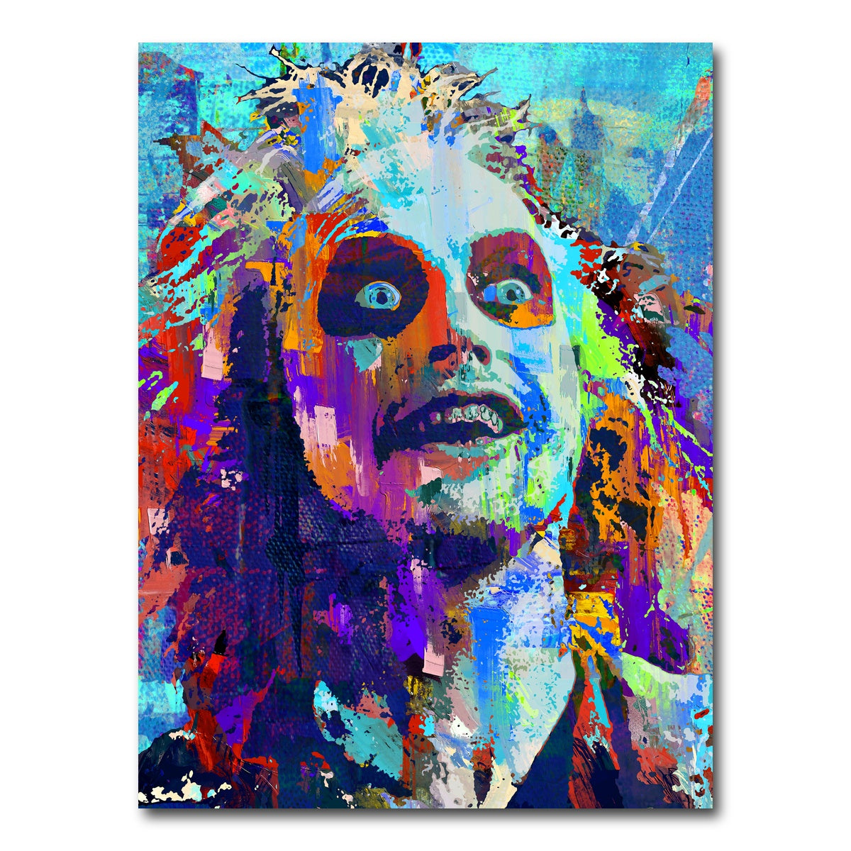AUTO-MOCKUP WHITE | beetlejuice blue | 1 Piece | Gallery Wrap Canvas | group=3x4