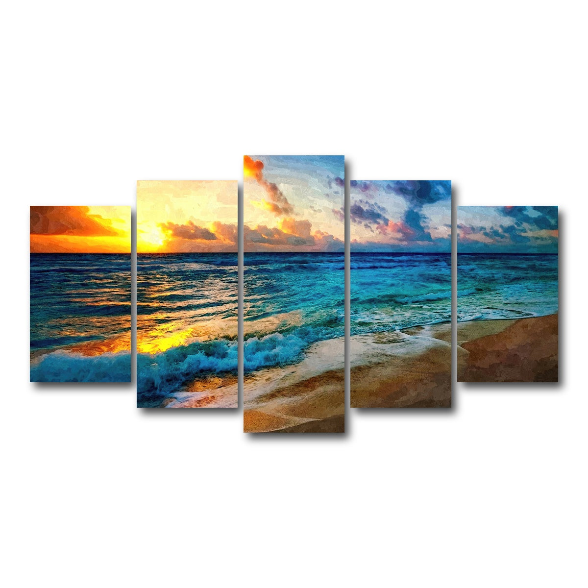 AUTO-MOCKUP WHITE | between sea and sky | 5 Piece | Gallery Wrap Canvas | group=5_normal