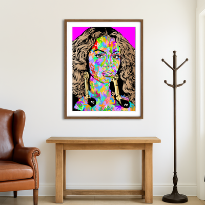 AUTO-MOCKUP ROOM | Beyonce Wall Art