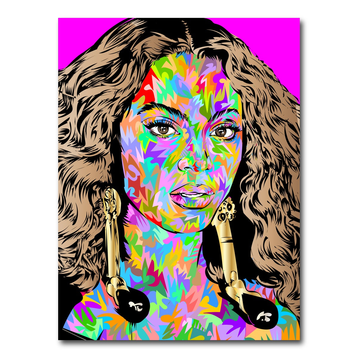 AUTO-MOCKUP WHITE | beyonce | 1 Piece | Gallery Wrap Canvas | group=3x4